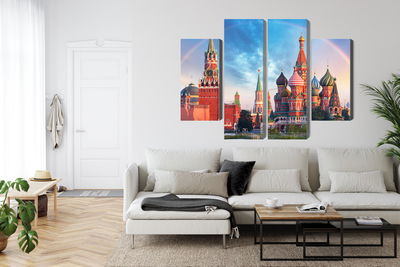 Ljuddämpande tavla - Panorama of the red square