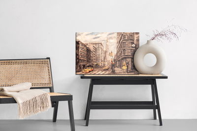 Ljuddämpande tavla - New York street like painted