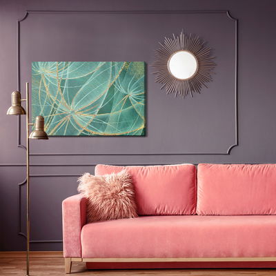 Ljuddämpande tavla - Colourful wind seeds