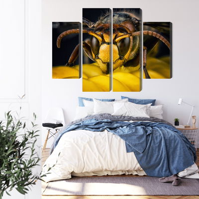 Ljuddämpande tavla - Wasp on a macro scale