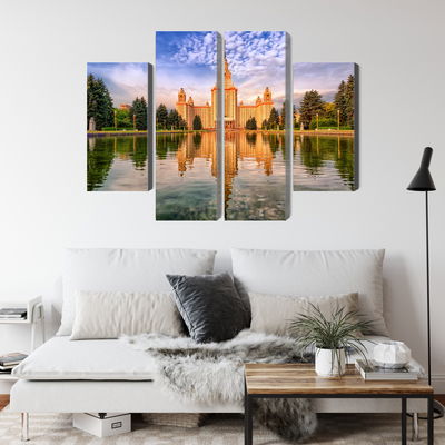 Ljuddämpande tavla - View of the building