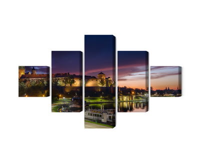 Ljuddämpande tavla - Wawel royal castle at sunrise