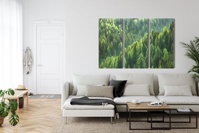 Ljuddämpande tavla - The green of the forest