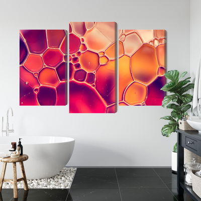 Ljuddämpande tavla - Water drops on a macro scale