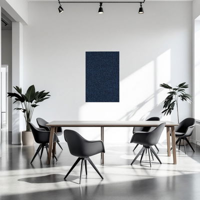 Ljudabsorbent till vägg, Wall rectangle stående, Blå (79)