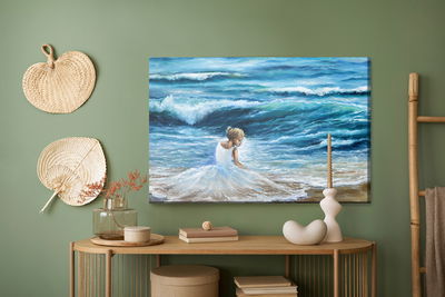 Ljuddämpande tavla - Dancer at the seaside