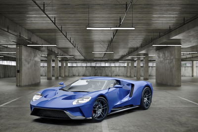 Ljuddämpande tavla - Sports car in the garage