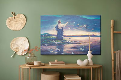 Ljuddämpande tavla - Jesus standing