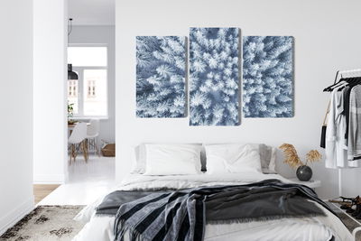 Ljuddämpande tavla - Aerial view of the winter