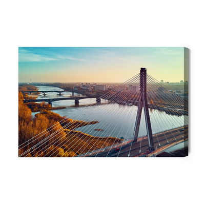 Ljuddämpande tavla - Bridges in Warsaw