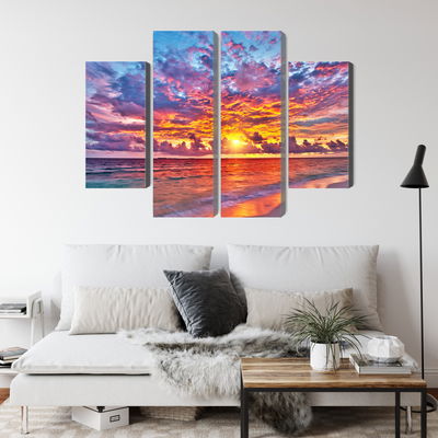 Ljuddämpande tavla - Picturesque sunset