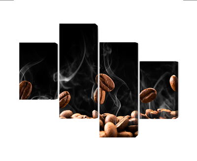 Ljuddämpande tavla - Hot coffee beans