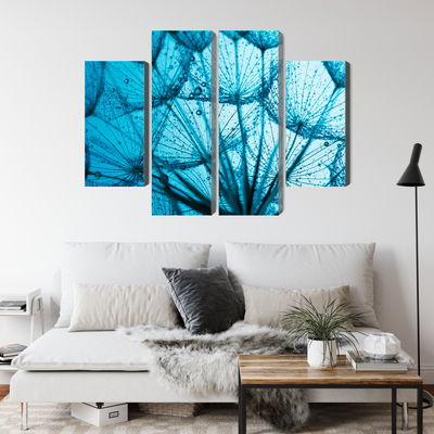 Ljuddämpande tavla - A close-up of a 3d dandelion