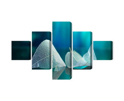 Ljuddämpande tavla - Delicate leaves close up