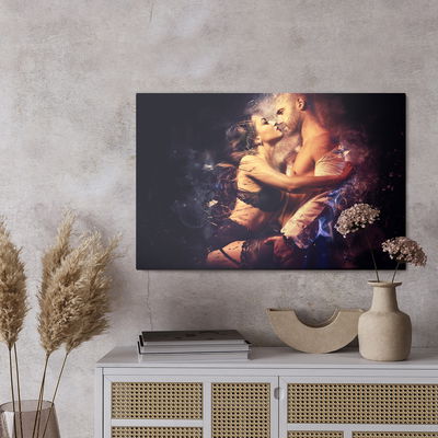 Ljuddämpande tavla - Couple in embrace