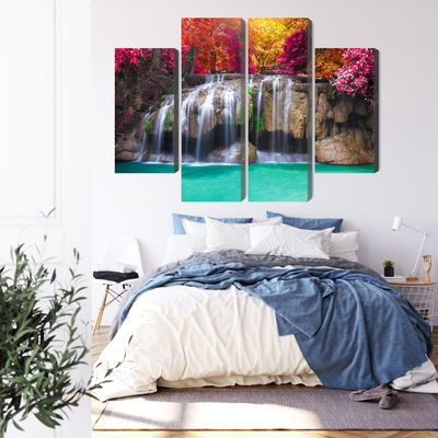 Ljuddämpande tavla - A waterfall in the deep