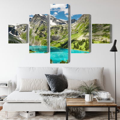 Ljuddämpande tavla - Crystalline lake