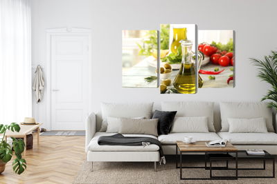 Ljuddämpande tavla - Jug with fresh oil