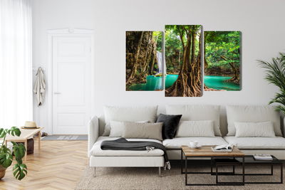 Ljuddämpande tavla - Erawan waterfalls