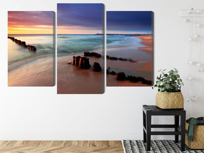 Ljuddämpande tavla - Sunrise over the baltic sea