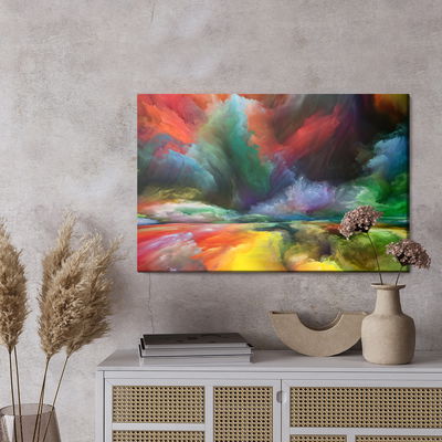 Ljuddämpande tavla - Colorful abstract road