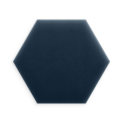 Sekskantet lydabsorber i fløjlsstof