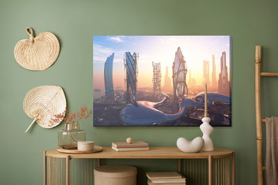 Ljuddämpande tavla - Modernist construction