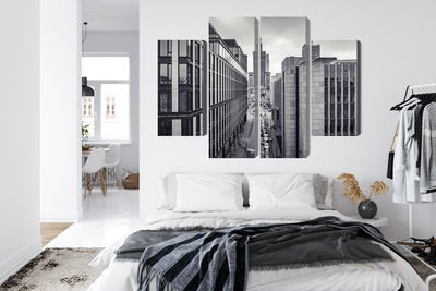 Ljuddämpande tavla - Black and white panorama