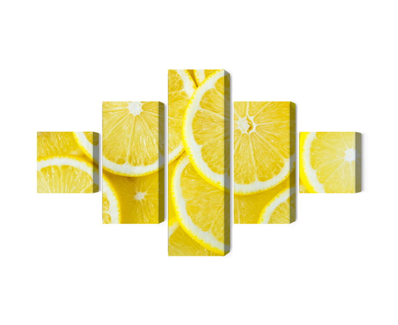 Ljuddämpande tavla - Lemon slices