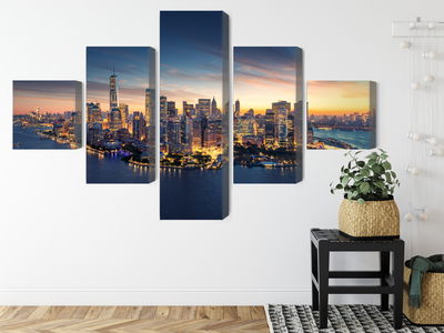 Ljuddämpande tavla - New York city panorama