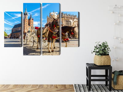 Ljuddämpande tavla - Horse carriages