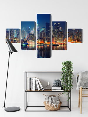 Ljuddämpande tavla - Panoramic view of manhattan