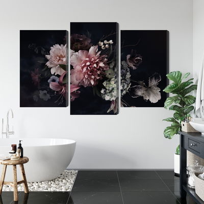 Ljuddämpande tavla - Flowers in vintage style