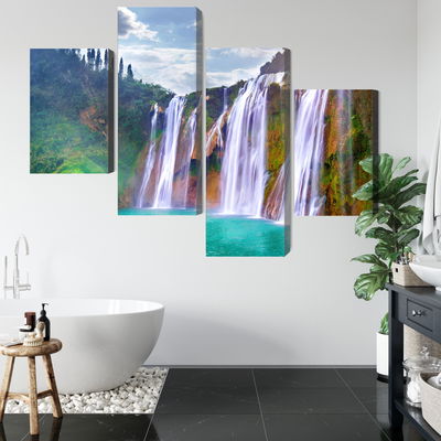 Ljuddämpande tavla - The waterfall in luoping