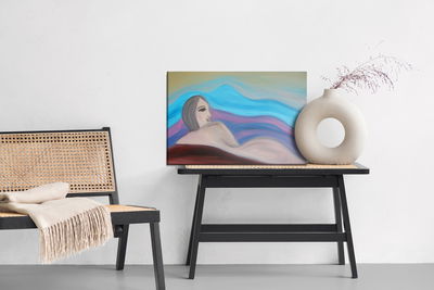 Ljuddämpande tavla - An abstract painting