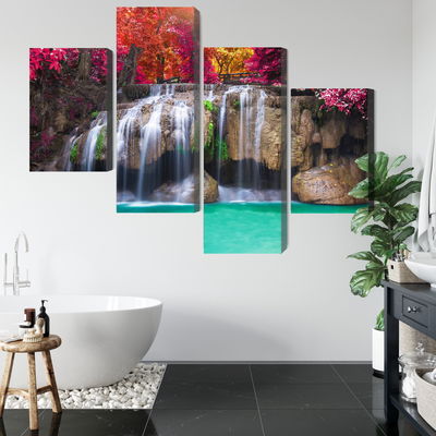 Ljuddämpande tavla - A waterfall in the deep