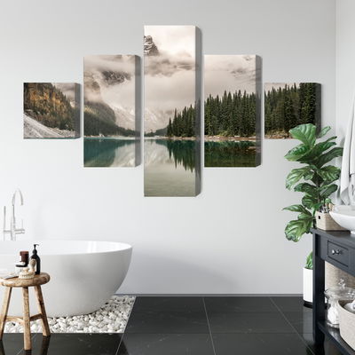 Ljuddämpande tavla - Moraine Lake in banff