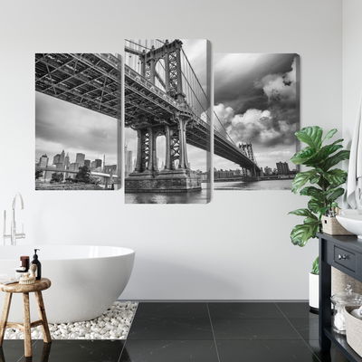 Ljuddämpande tavla - Manhattan bridge in New York