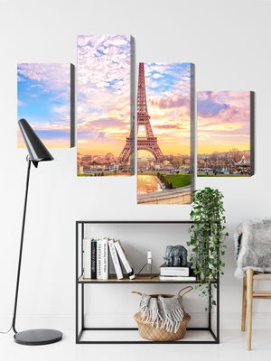 Ljuddämpande tavla - Eiffel tower in Paris