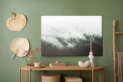 Ljuddämpande tavla - Moody forest landscape