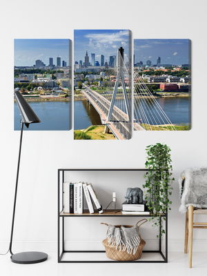 Ljuddämpande tavla - The bridge with the Warsaw