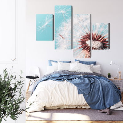 Ljuddämpande tavla - Dandelion flower on a macro