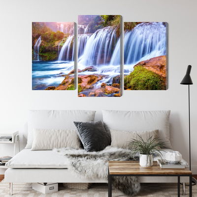 Ljuddämpande tavla - Jiulong waterfall in luoping