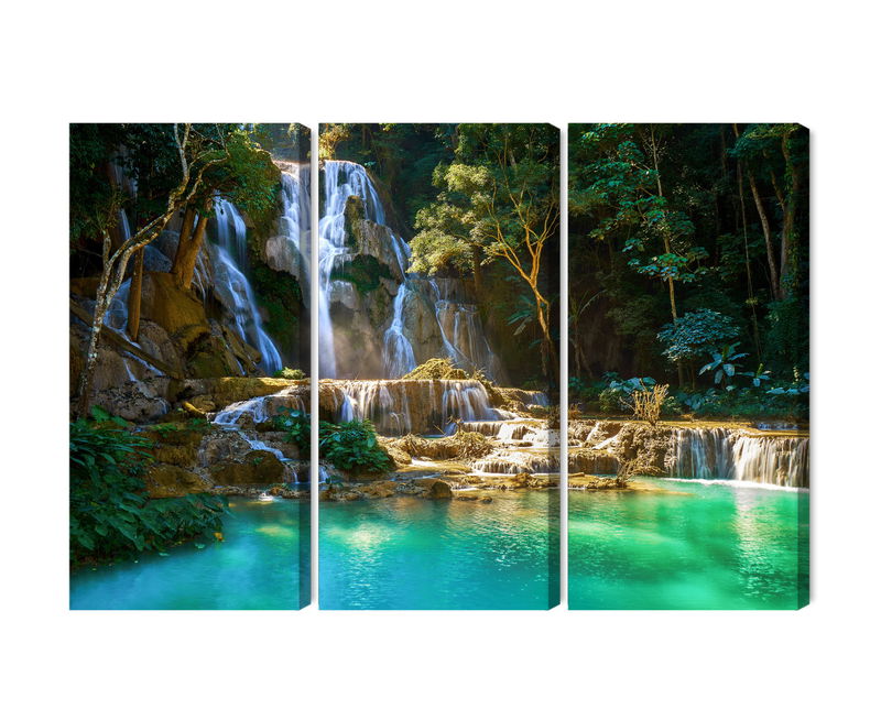 Ljuddämpande tavla - Kuang si waterfall