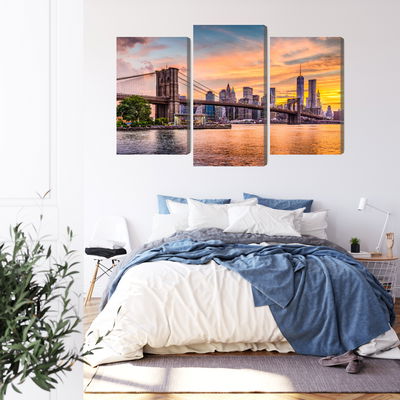 Ljuddämpande tavla - New York city panoramic