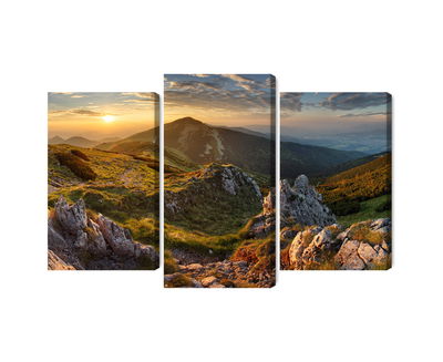 Ljuddämpande tavla - Bread mountain peak