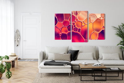 Ljuddämpande tavla - Water drops on a macro scale