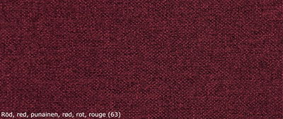 Varuprov - väggtextil - Acoustic Wall Textile röd färg provbit visar nyans och textur i detalj