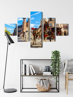 Ljuddämpande tavla - Horse carriages