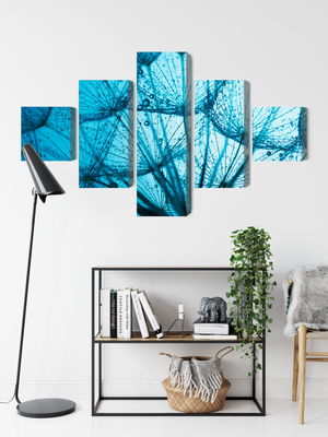 Ljuddämpande tavla - A close-up of a 3d dandelion